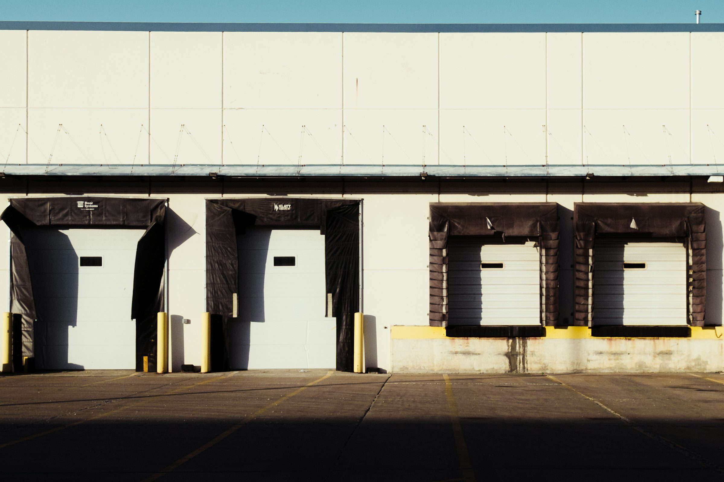 Row of loading docks