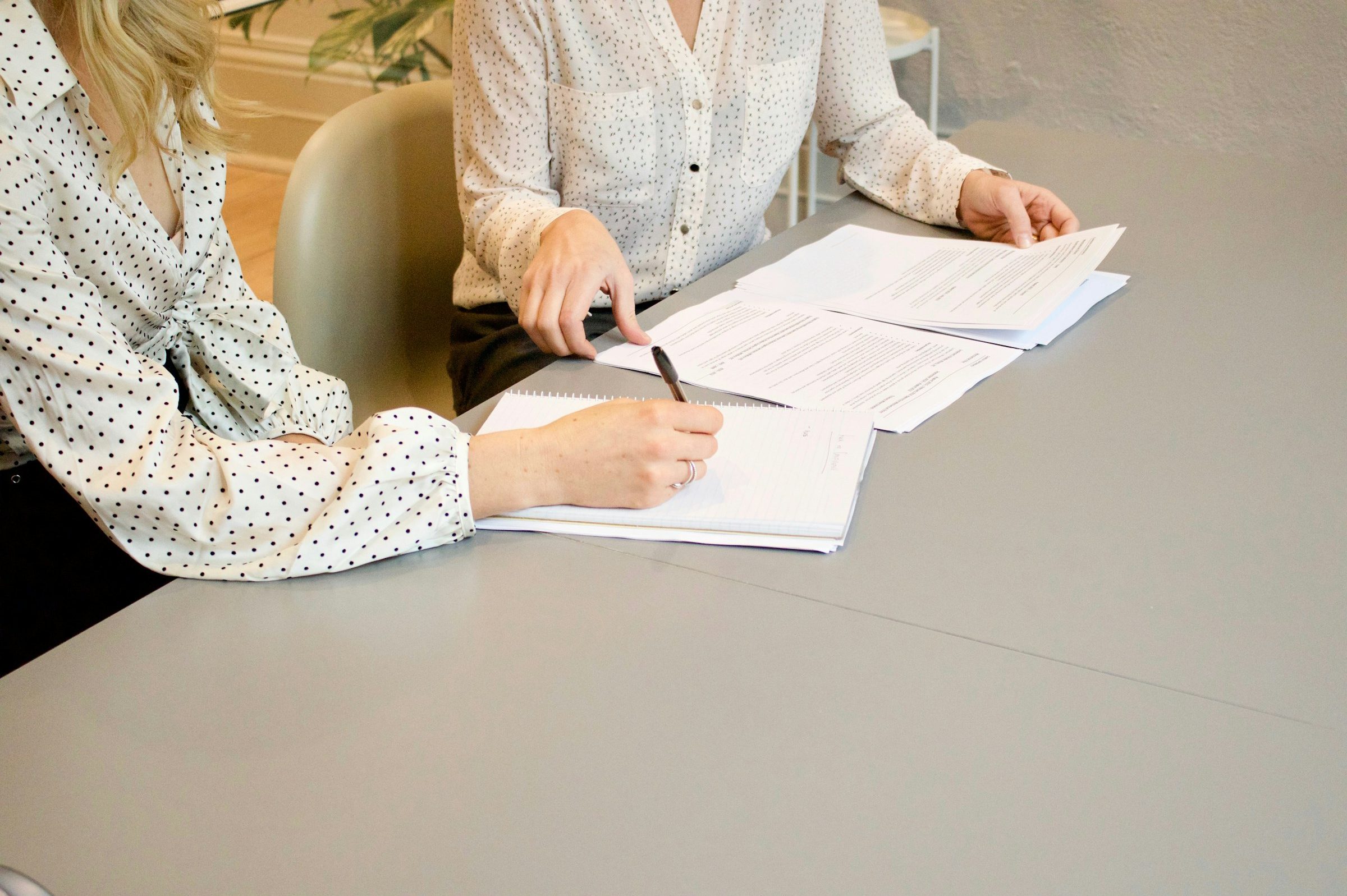 Invoices and load paperwork being signed