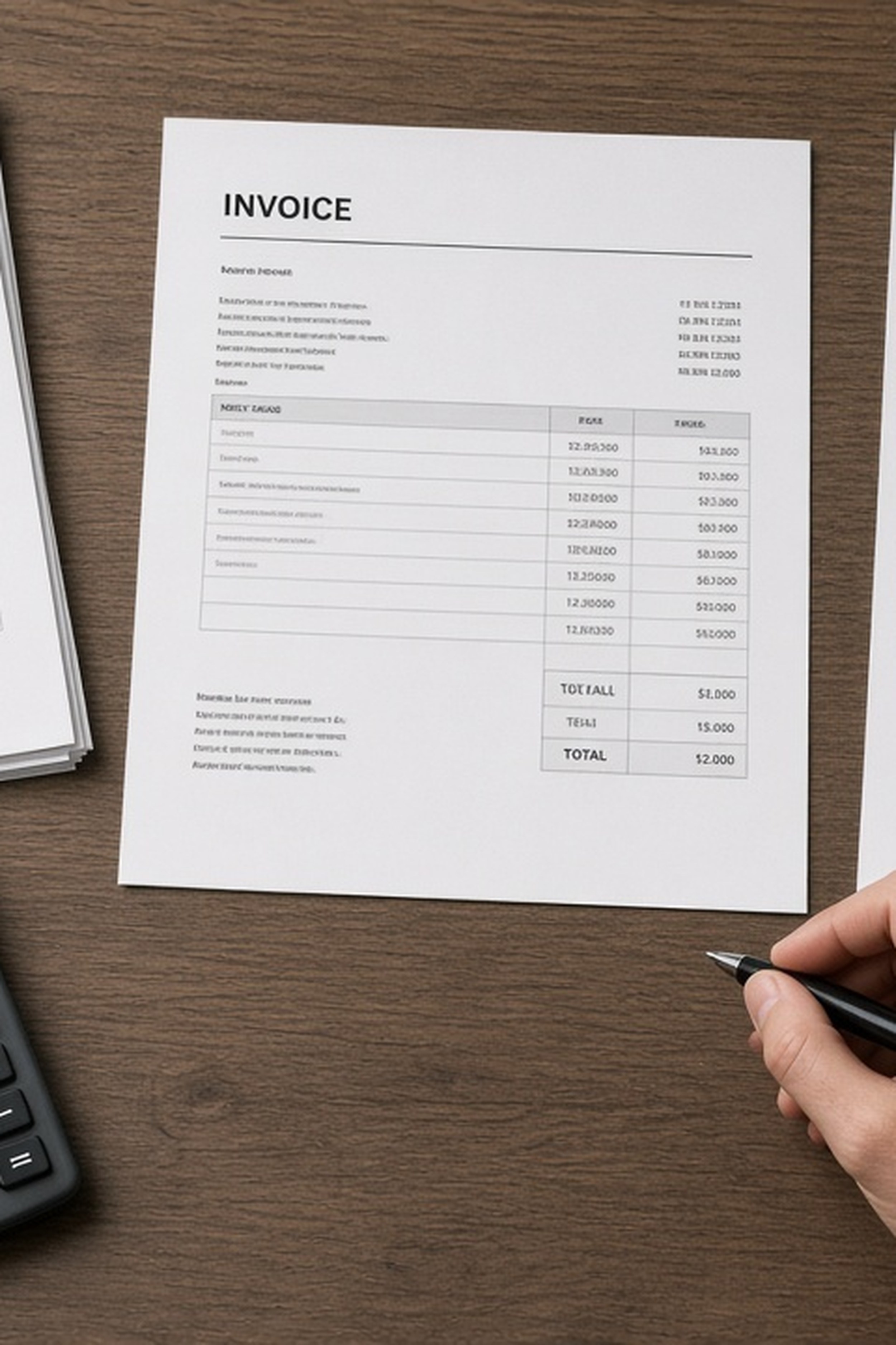 POD, invoice and load paperwork