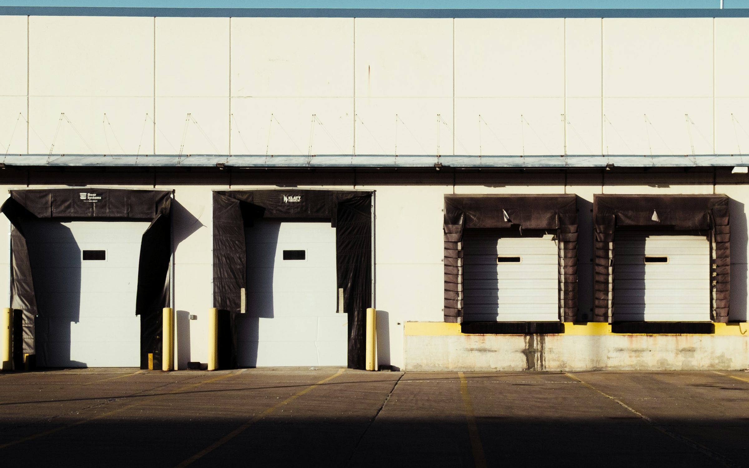 Row of loading docks