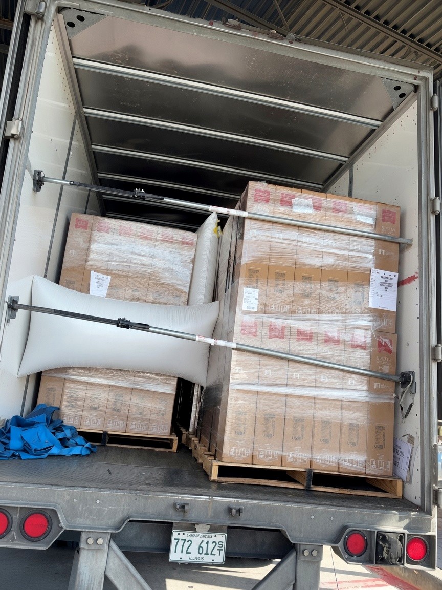 Industrial load documented on site